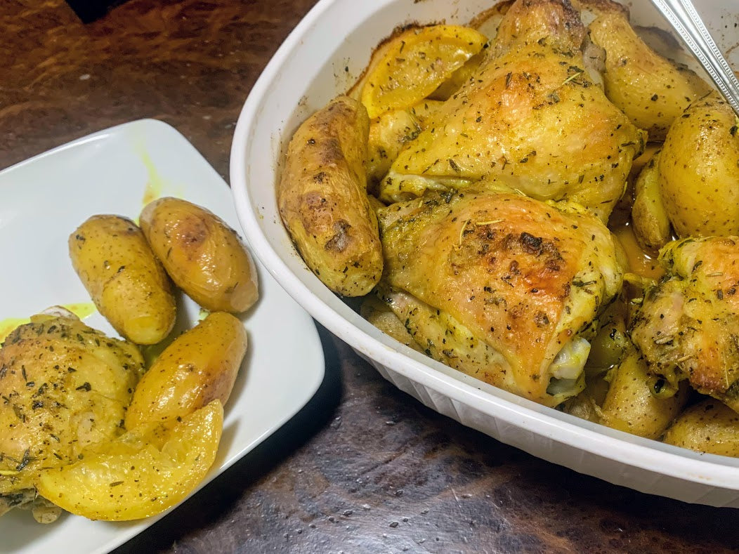 Herbs De Provence Roasted Chicken & Potatoes
