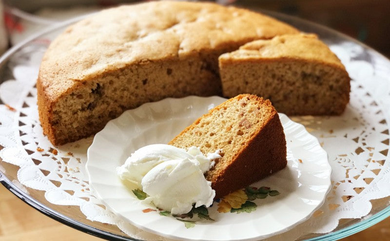 Spiced Honey Cake with Black Tea and Almonds