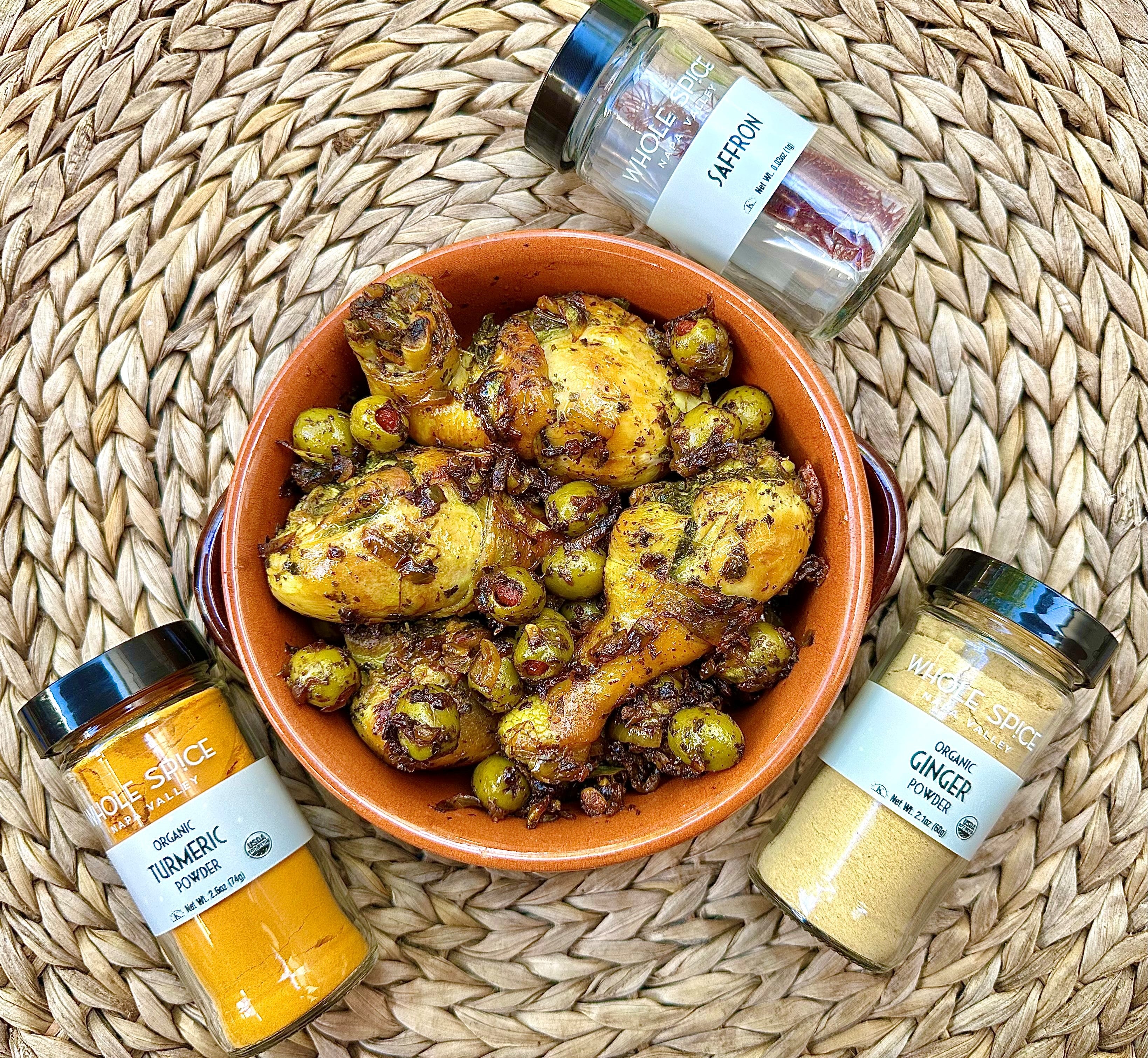 Moroccan Chicken with Olives