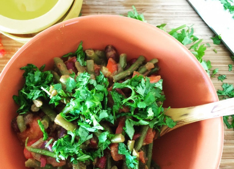 Red and Green Beans African Curry
