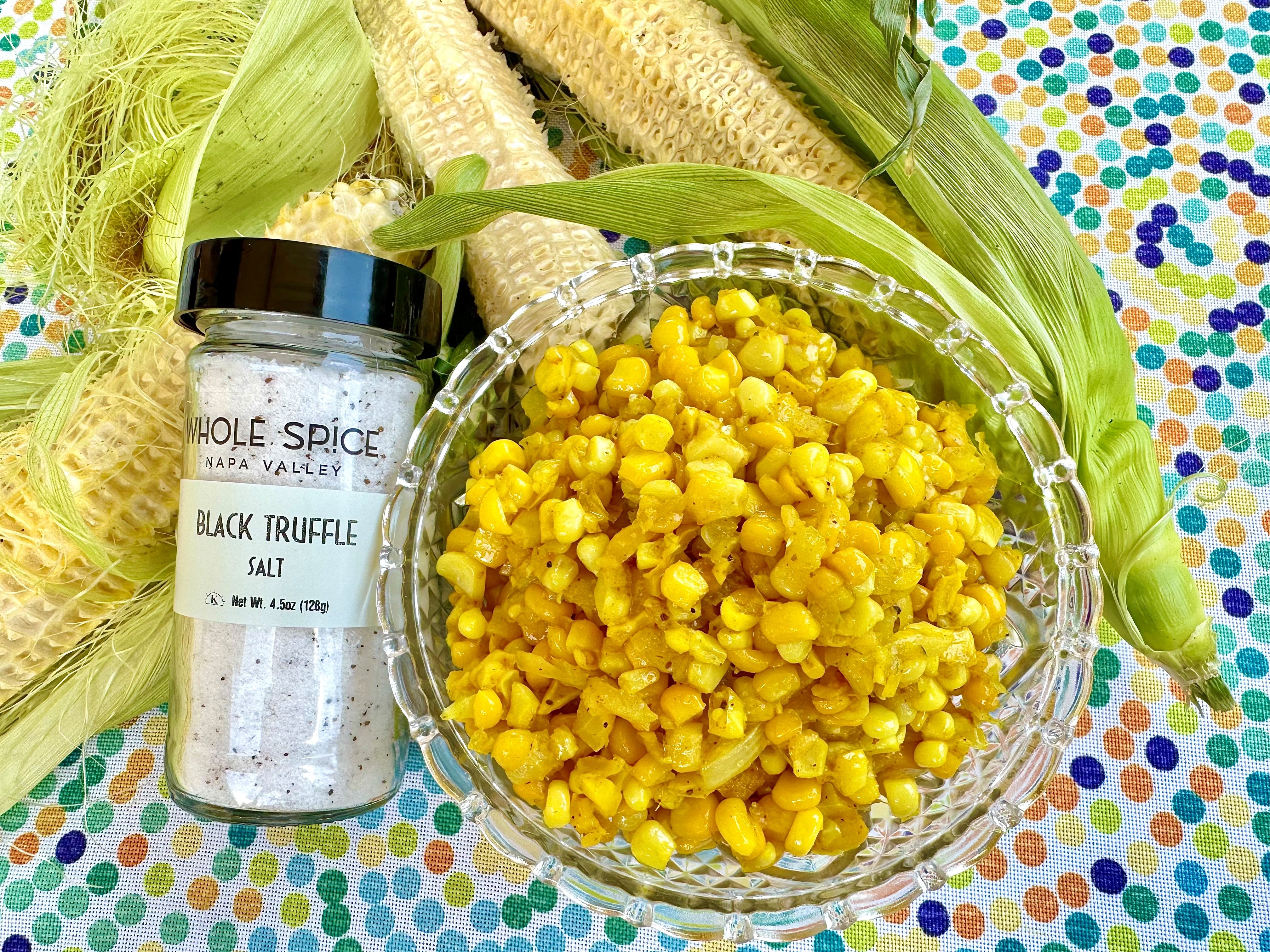 Sautéed Corn with Black Truffle