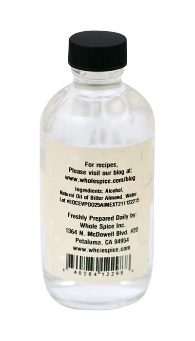 Whole Spice Inc. Almond Extract is perfect for adding almond flavor notes to your desserts.
