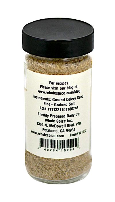 Whole Spice Inc. Celery Salt is perfect for seasoning dishes or making your own blends, such as homemade Old Bay Seasoning.