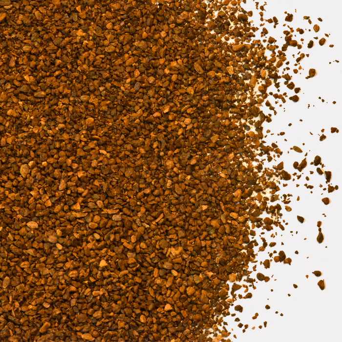 Chicory Root Roasted Granulated by Whole Spice Inc. offers earthy, brown granules reminiscent of chicory root, traditionally known for supporting liver health.
