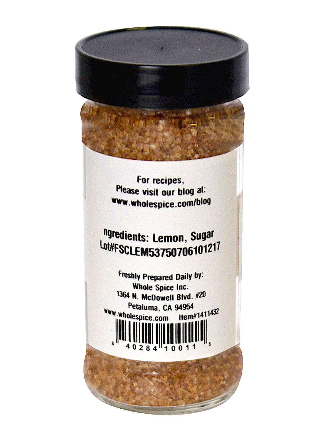 Whole Spice Inc. Lemon Sugar is perfect for baking treats like lemon bars or for making your own lemon sugar creations at home.