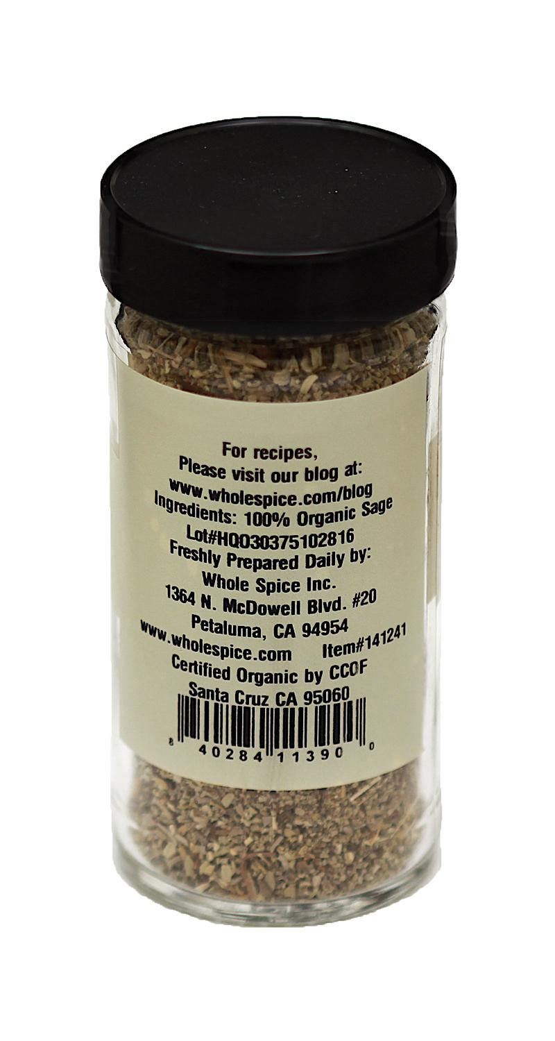 Sage Crushed Organic