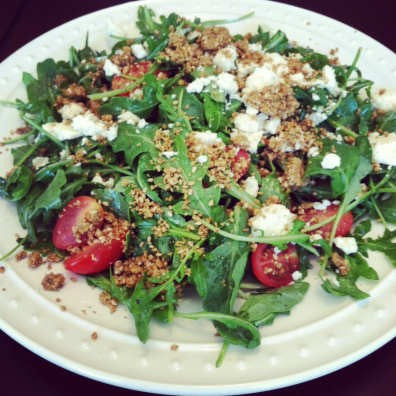 Arugula Dukka Salad