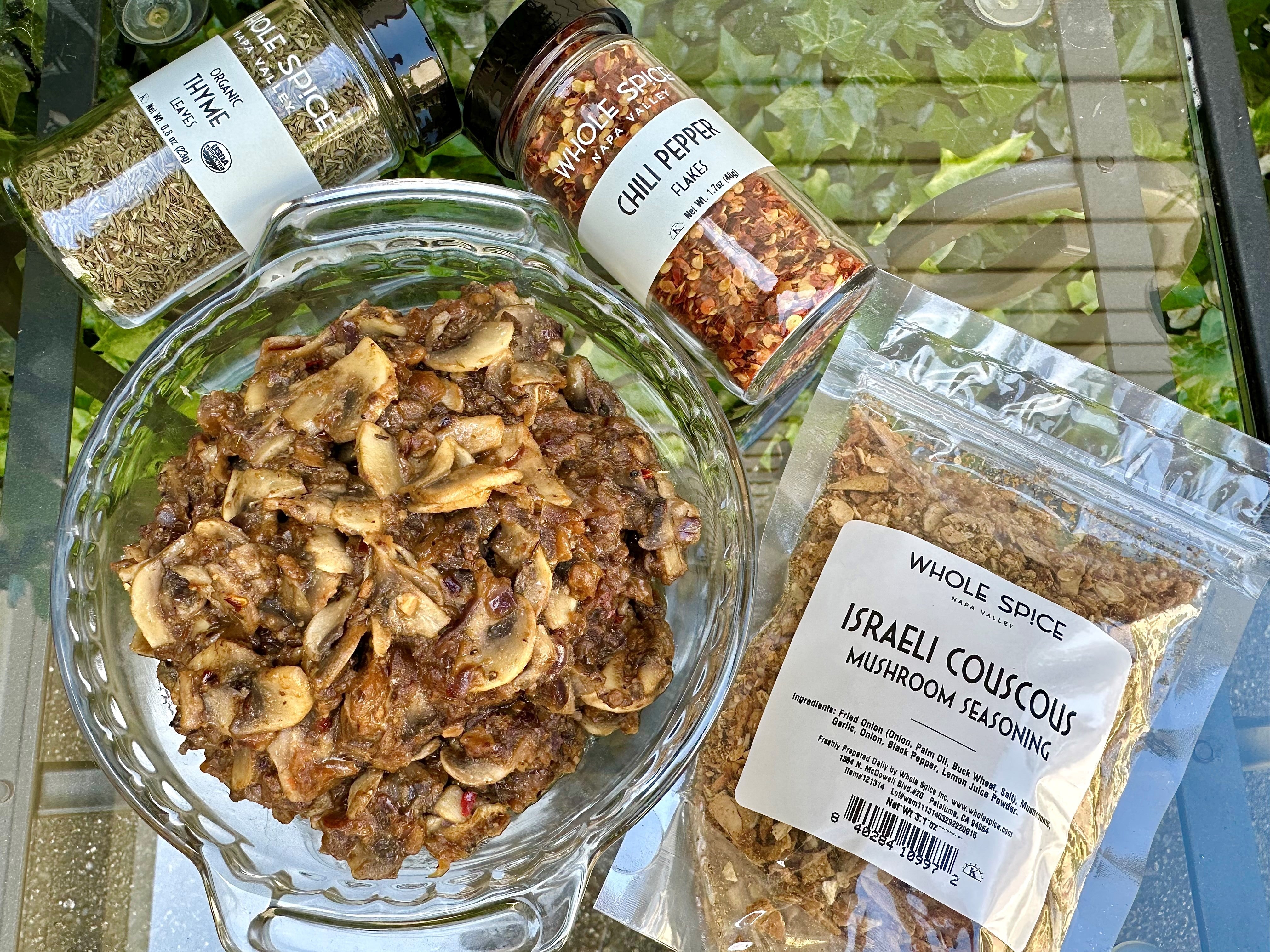 Israeli Couscous & Mushrooms