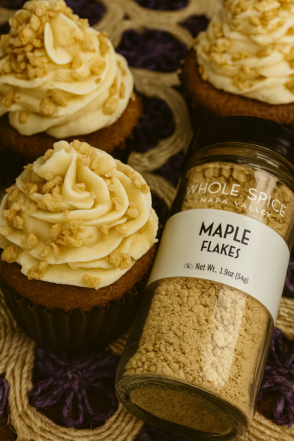 Maple Butter Cupcakes with Maple Butter Frosting