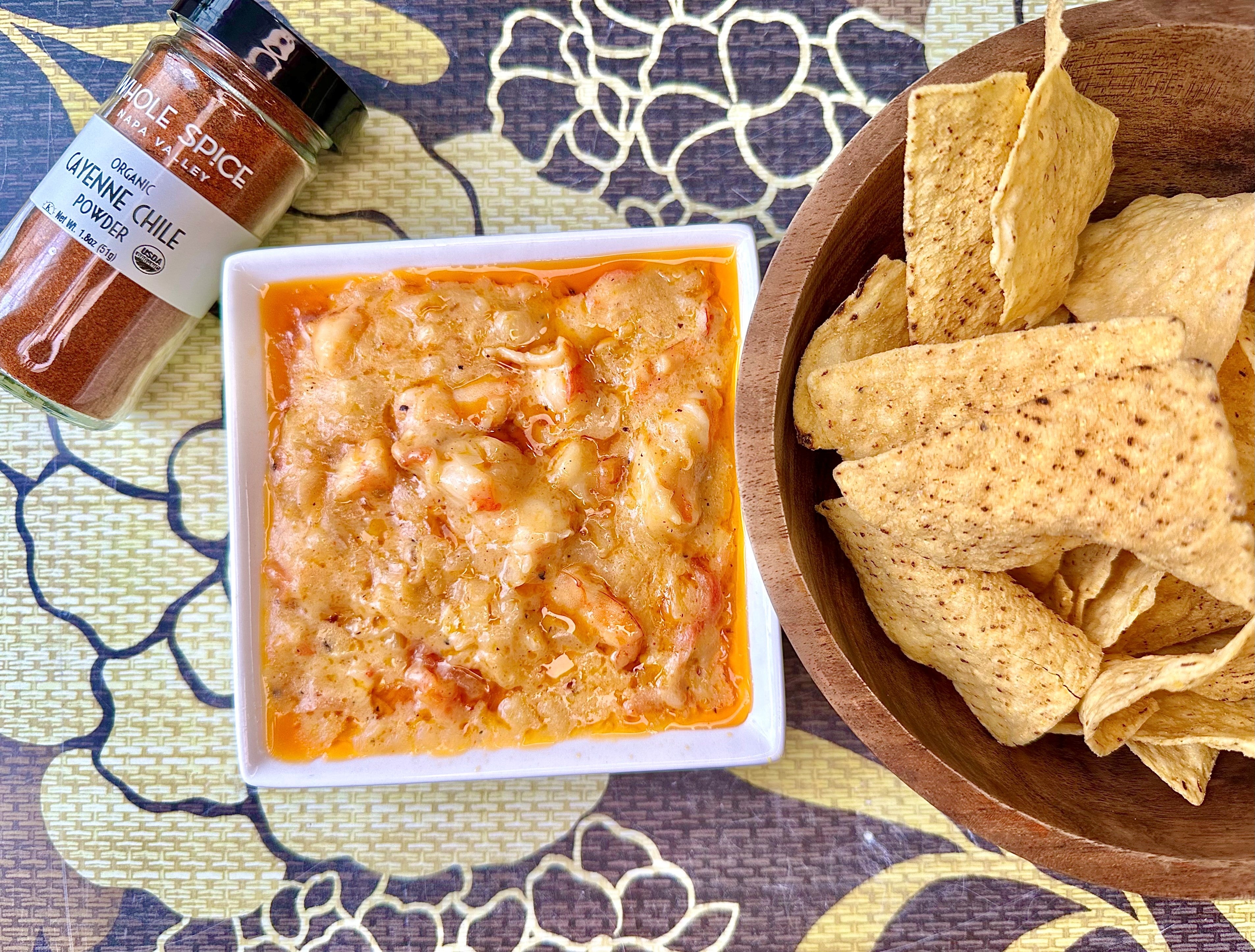 New Orleans Cheesy Shrimp Dip