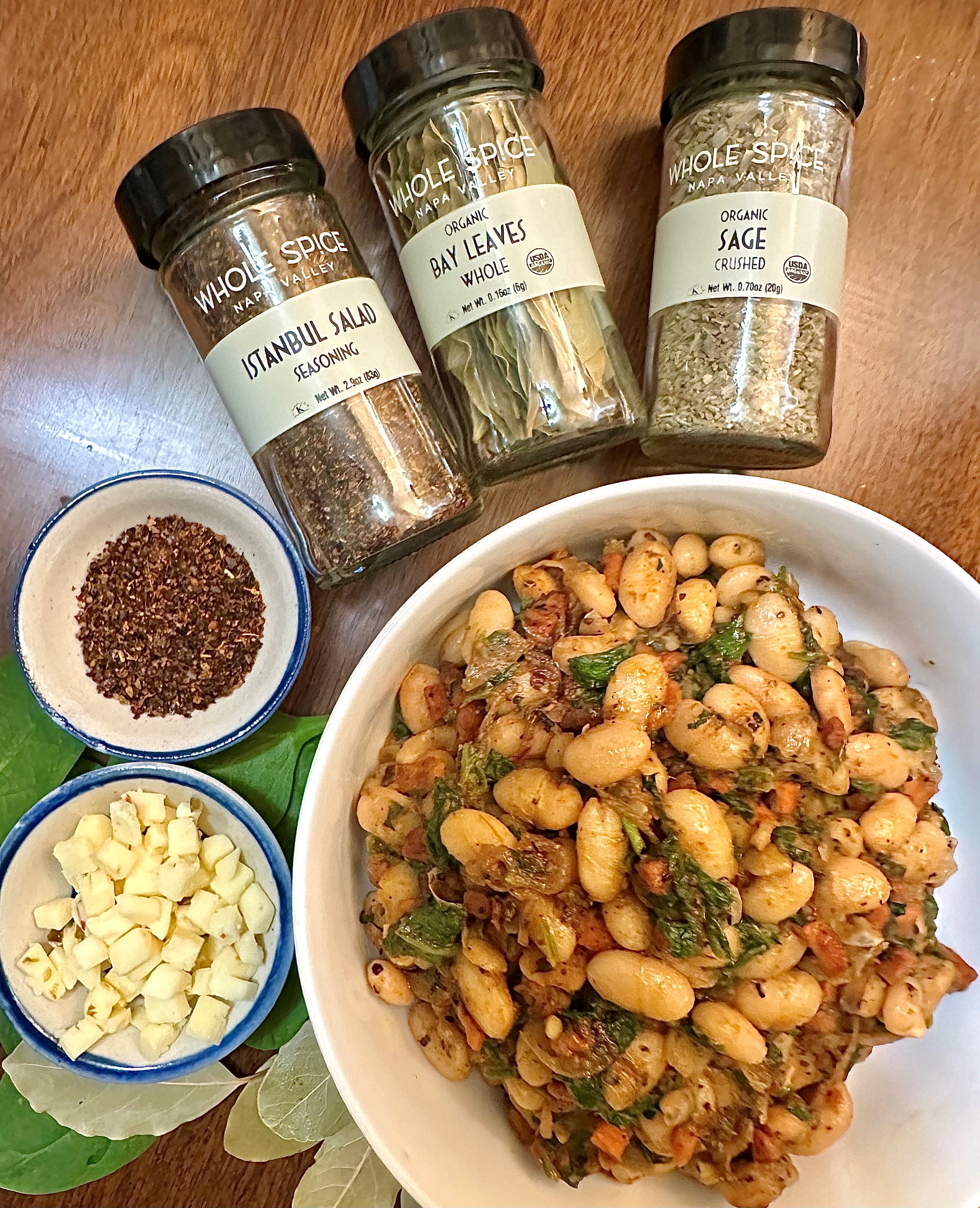 Spinach & Bean Salad