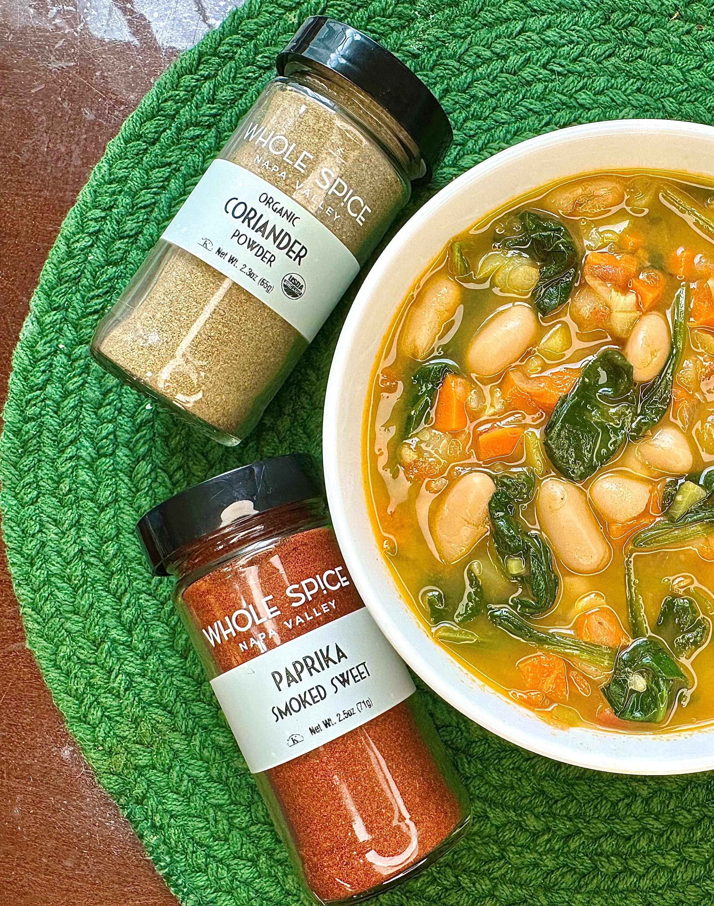 White Bean & Spinach Soup