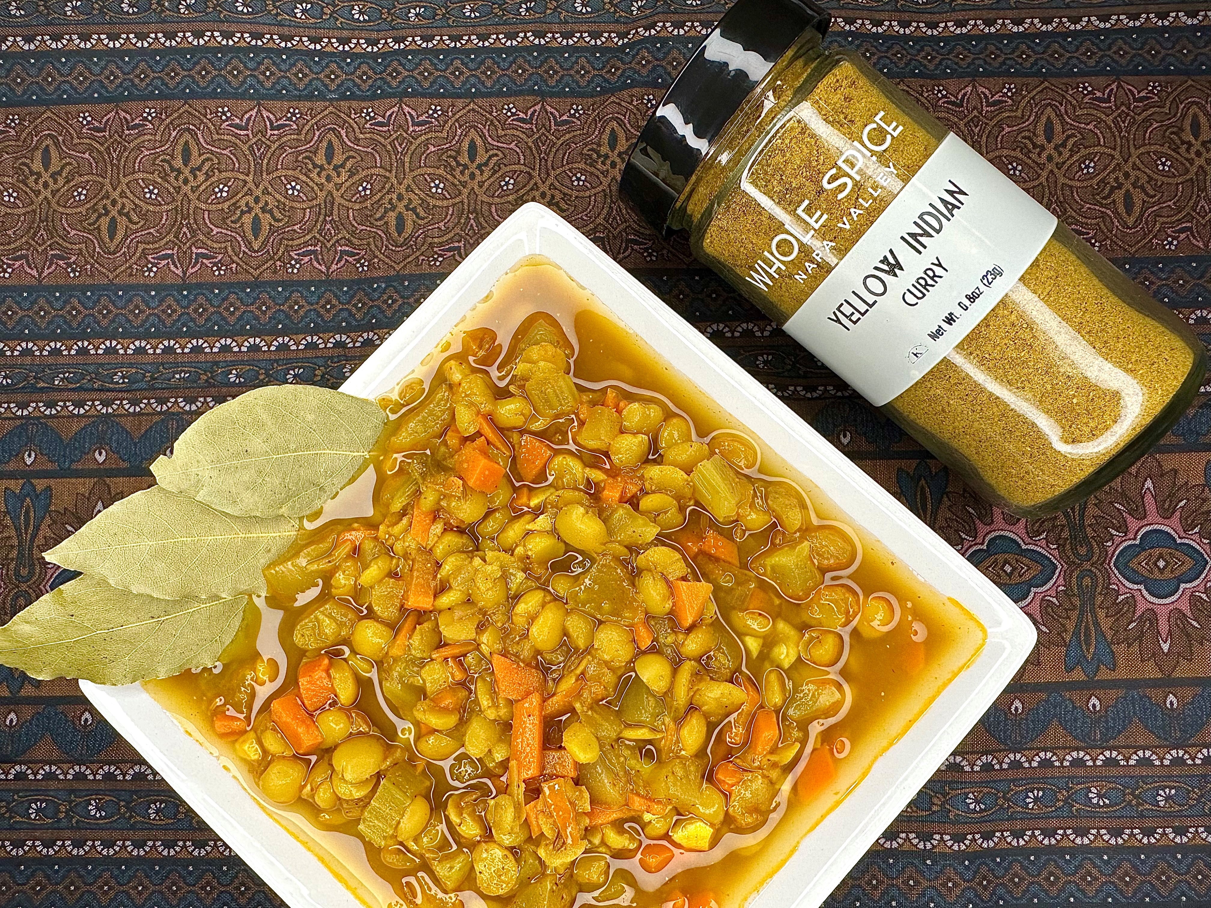 Yellow Split Pea Soup with Tamarind and Curry