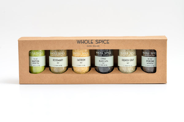 Whole Spice Collection of Exotic Sea Salts