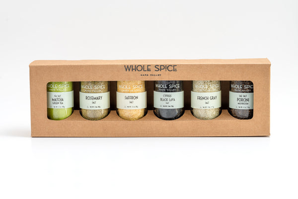 Whole Spice Collection of Exotic Sea Salts