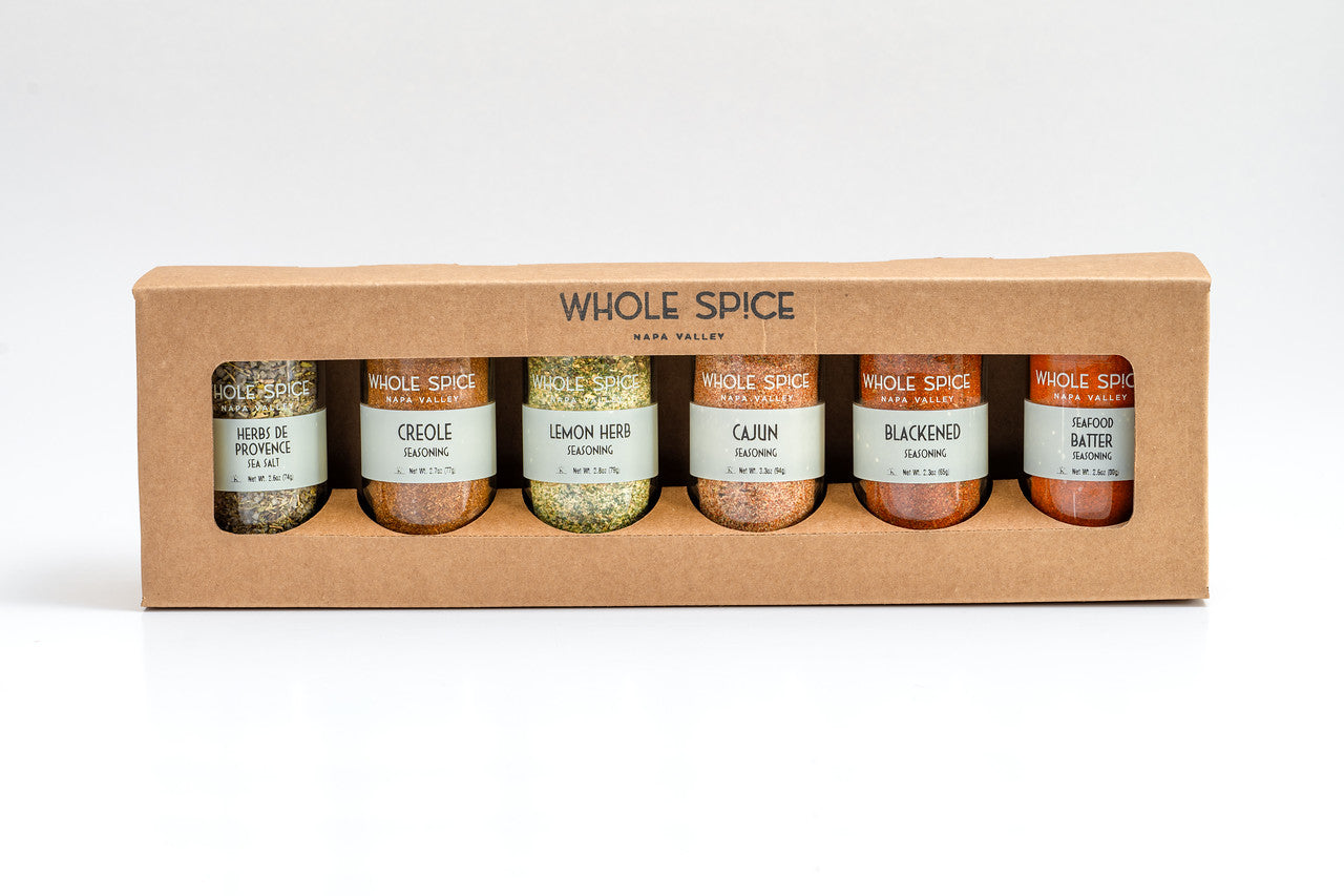 Whole Spice Inc.'s Whole Spice Grilling Fish & Seafood Spice Set is perfect for adding bold flavor to your favorite grilled fish and seafood dishes.