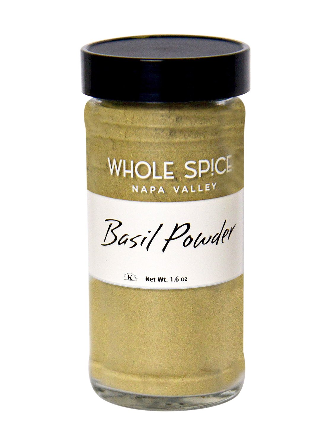 Whole Spice Inc. Basil Powder, made from finely ground basil leaves, is perfect for adding fresh flavor to pasta and your favorite dishes.