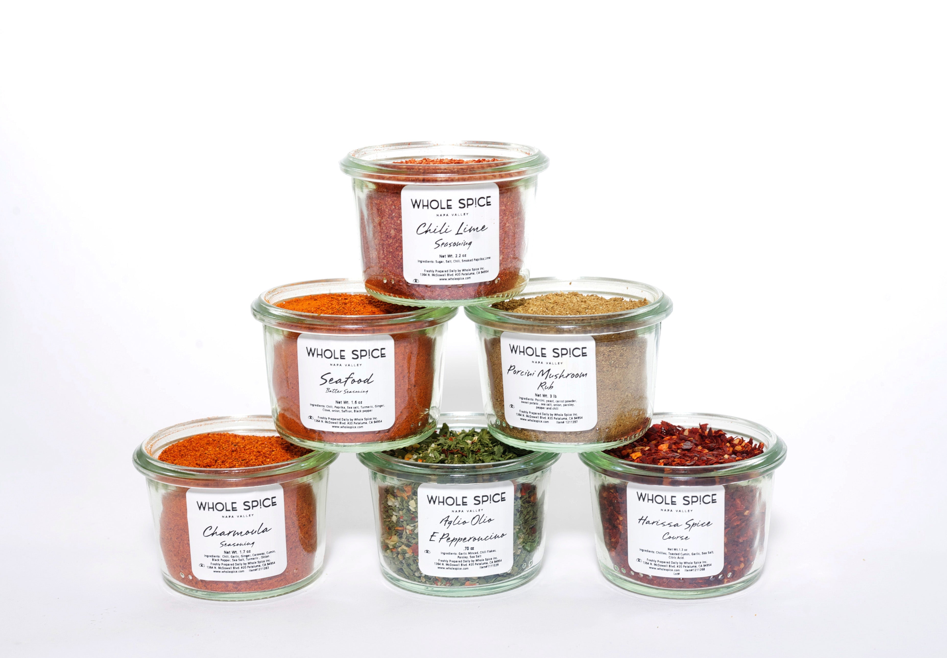 Weck Jar Small Exotic Spices Gift Set Whole Spice, Inc.