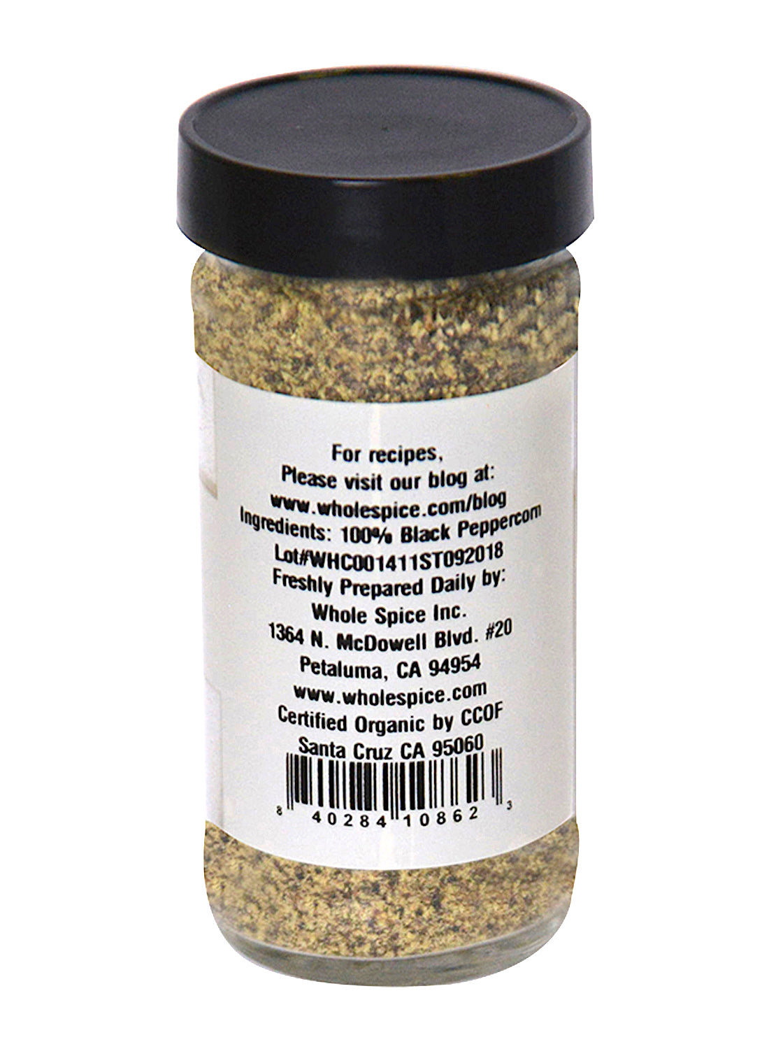 Pepper Black Ground #2 100% Organic